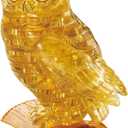 42 piece Crystal puzzle Owl Gold 3D Puzzle