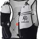 KAILAS FUGA AIR 8 Ⅳ Running Hydration Vest Hydration Pack Lightweight with Two TPU Water Bladders for Women Men Trail Cycling Hiking, M