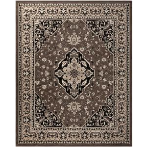 Superior Elegant Glendale Collection Area Rug, 8mm Pile Height with Jute Backing, Traditional Oriental Rug Design, Anti-Static, Water-Repellent Rugs - Brown, 8' x 10' Rug