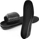 XINIFOOT 3 Pairs Breathable Shock Absorption Sport Shoe Insoles Elastic Soft Running Shoes Pad Replacement Insole for Men&Women Black (S Men 5-6.5 / Women 7-8.5)