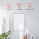 VEVOR Access Panel for Drywall, 25.3 x 17.2 in Galvanized Steel Access Door, Easy Install Hinged Service Panel with Screwdriver Latch, for Ceiling Plumbing Electrical, 16.4 x 24.4 in Cutout Size White