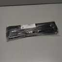 2 x 2 Pack Large Folding Hand Fan, Nylon-Cloth Vintage Retro Fabric Fans, Chinese Kung Fu Tai Chi Hand Fan for Men/Women, Festival, Dance, Gift, Performance, Decorations (Black)