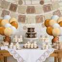 44 Pcs Mexican Cielito Lindo Party Decoration Bulk 2 Pack Mini Cielito Lindo Papel Banner 12 Papel Picado Cupcake Topper 12 Hanging Swirls 18 Latex Balloon for Party Decoration