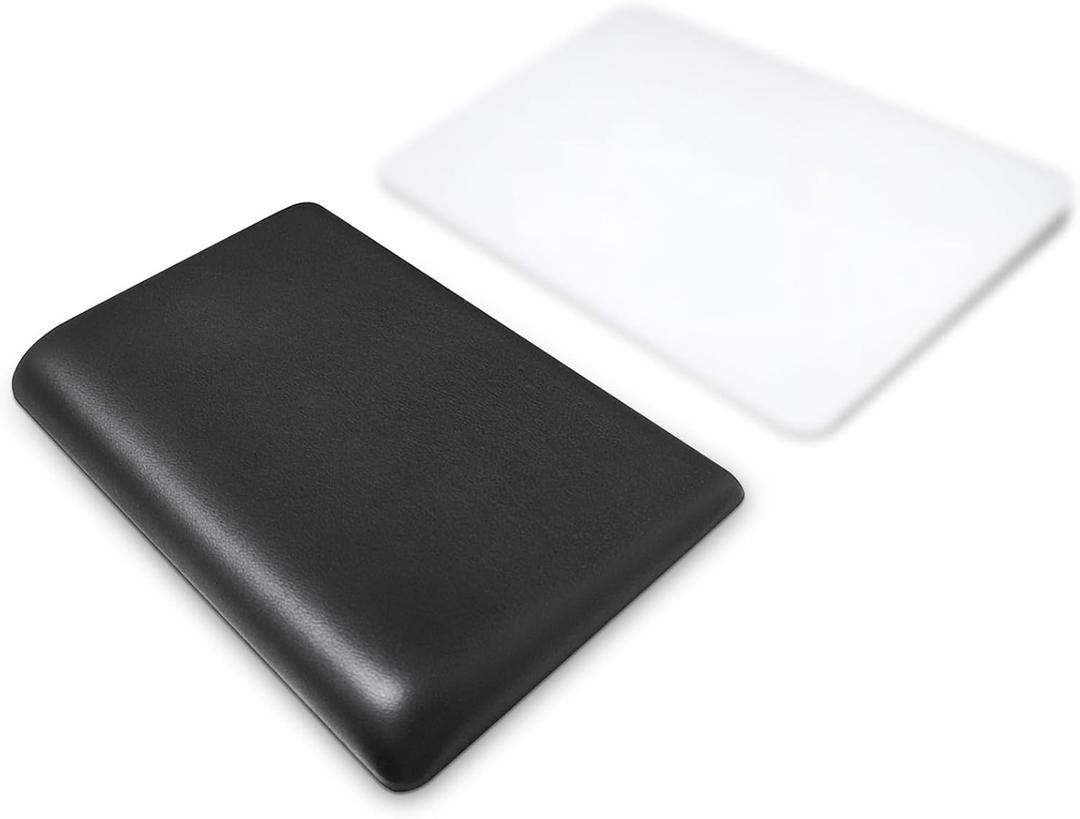 HONKID Low Profile Mouse Wrist Rest for Slim Mouse Wrist Pad for Magic Trackpad, Made of Cool Gel and Non-Slip Rubber Base, Easy Typing and Relieve Wrist Pain, Black