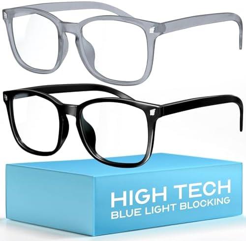 livho High Tech Blue Light Glasses - Advanced 99% Blue Light Blocking Computer Glasses - Anti Eyestrain & UV Glare Protection