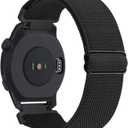 Yeahxing Nylon-Band for COROS PACE 2 Strap-Replace - Watch Band for COROS APEX 2/ APEX 42(mm) Breathable Sport Strap for Men Women (Black)