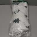 AQOTHES Christmas Tree Embroidered White Throw Pillows Cover 20x20 Inch, Set of 2 Packs Winter Soft Fluffy Decorative Throw Pillows Covers Decor for Home Sofa Couch Bed Room