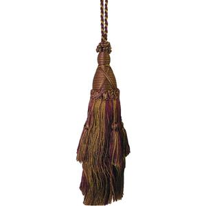 3 x 1 Pack Elegant Long Decorative Tassel with Hanging Loop, 15.35in Total Length  Luxury Curtain Tieback, Door Handle Ornament, and Home Dcor Accessory - E96145_C