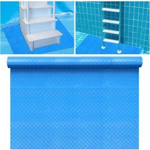 36"x36" Swimming Pool Ladder Mat Protective Swimming Pool Step Pad Protects Vinyl Pool Liner for Above Ground Swimming Pool Ladder Pad Compatible