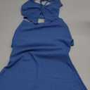 SOLY HUX Women's Two Piece Outfits Twist Front Halter Cami Tops and Skirt Summer Set (Medium, Plain Blue)