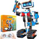 okk Robot Building Toys for Boys, STEM Projects for Kids Ages 6-12, Remote & APP Controlled Engineering Learning Educational Coding DIY Building Kit Rechargeable Robot Toy Gifts for Girls, 635 Piece Set