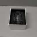 Unique Monogrammed Stemless Wine Glasses - Personalized with Letter L Initial, 16 Oz Capacity, Handcrafted Crystal Stemless Glasses with Engraved Initials - Ideal Wine Gifts for Women, Men