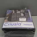 Criusia Storage Cubes, 11 Inch Clothes Storage Bins for Shelves Closet (10 Pack), Fabric Collapsible Storage Bins with Dual Handles, Cubby Storage Baskets Boxes, College Dorm Room Essentials (Black)