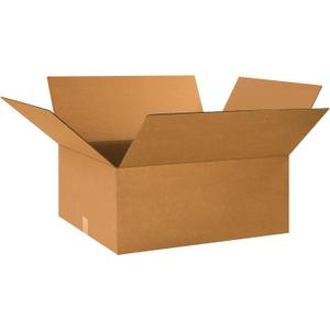 PARTNERS BRAND 24x20x10 Corrugated Boxes, Large, 24L x 20W x 10H, Pack of 10 | Shipping, Packaging, Moving, Storage Box for Home or Business, Strong Wholesale Bulk Boxes