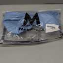 Memoryee Sports Bras Women 1 Pack Set Plus Size for Large Breasts Non Wired Inserts Washable Padded Push Up Vest Crop Top Lake Blue 3XL