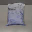 UNCN Wide Microwave Heating pad with Washable Cover 9.5 x 16in Microwavable Hot Pad for Neck Shoulder, Cramps, Back Cordless Warm Compress Weighted Moist Heat Pack for Aches, Unscented (Grey)