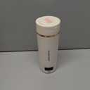 Travel Electric Kettle Portable Mini Kettle,Small Hot Water Boiler with 4 Temperature Settings,304 Stainless Steel,Fast Boiling Water with Auto Shut-Off and Boil Dry Protection,400ml (Beige, 400ML)