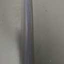 Frameless Shower Door Bottom Seal Strip for 3/8" (10mm) Thick Shower Glass, 36" Long Shower Sweep with Drip Rail, Vinyl Material, Clear - Stop Shower Leaks and Create a Water Barrier