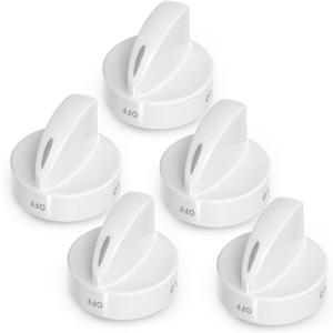 5PCS 316442512 Gas Stove Knob Replacement, Gas Oven Range Control Assembly, Compatible with Kenmore, Frigidaire, Sears Burner