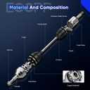 ECCPP Front Right CV Axle for Toyota Corolla 2019 2020 2021 2022 2023 | 2024 2025 - Auto Trans. CVT - Passenger Side CV Joint Shaft - NCV69230