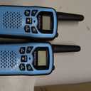 Walkie Talkies for Adults,Kalisnhon walkie talkies with 22 FRS Channels，walkie Talkie Long Range with Flashlight VOX LCD Display Two Way radios for Cycling Camping Hiking(2 Pack) 2-Blue