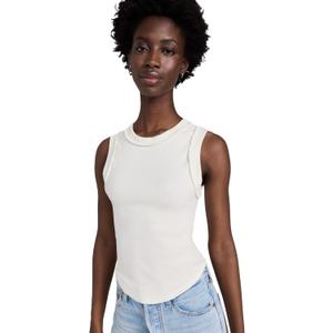 Free People Women's Kate Tee (Medium, Optic White)