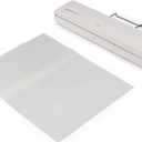 Amazon Basics 12-Inch Thermal Laminator Machine, 1 Min Fast Warm-Up, for Documents Photos, Home/Office/School Use, 20 Pouches Included, White