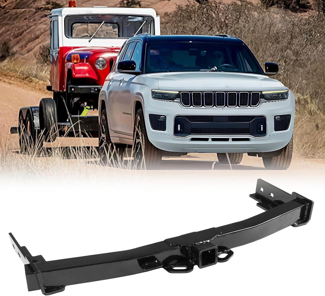 HEKA Class III Trailer Hitch 2-Inch Receiver Fit for 2021-2026 Jeep Grand Cherokee L 3-Row Tow RVing Motor Bike Boat Cargo