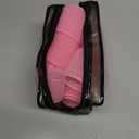 4 Sizes Self-Grip Hair Rollers Set for Long, Short Hair and Bangs - 50 Pcs with Clips (25mm, 36mm, 48mm, 60mm), Pink