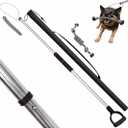 Adjustable 6092 Inch Animal Catch Pole Animal Control Pole for Dogs Cat Raccoon Wild Boar Fox Wolf Lizard Calf Alligator Wildlife & Farm Animals with Animal Toy and Storage Bag