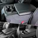 JOYTUTUS Center Console Cover Compatible with 2019-2026 Ram 1500 New Model Jump Seat Console, Leather Arm Rest Armrest Cover for Car, Durable Middle Console Cover, Car Arm Rest Cover Replacement