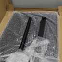 Large Tv Tray Side Table Sofa Tray for Couch Heavy Metal Base Swivel/Adjustable Height, Sofa Bed Bathroom Study TV Tray C Shaped End Table Food Snack Trays for Eating (15.7*19.7 in, Brown)