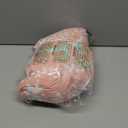 Soft Brushed Microfiber Duvet Cover Set with Zipper Closure and Corner Ties, Reversible Design for Christmas Holiday, Pink and Grey Color-Queen Size