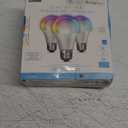 Feit Electric Smart Light Bulbs with RGB Color Changing and Tunable White, 2.4Ghz WiFi Light Bulbs, No Hub Needed, Works with Alexa and Google, Dimmable 60 Watt = LED 9W, OM60/RGBW/CA/AG/3, 3 Pack