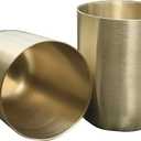 Pure Bronze Cup Tumbler Ayurveda Water Glass Handmade Gift for Him, 9th 19th Anniversary