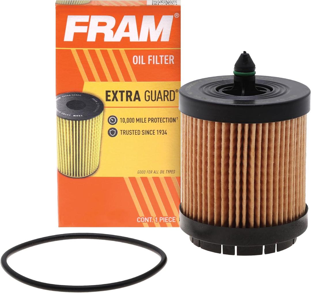 FRAM Extra Guard CH9018, 10K Mile Change Automotive Replacement Interval Cartridge Engine Oil Filter for Select Vehicle Models (One Size)