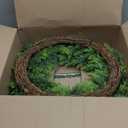 6FT Cedar Garland, Luxury 140 Tips Real Touch Christmas Garland, Artificial Winter Pine Garland for Mantle Table Stairs Wall, Outdoor Christmas Decorations Indoor Greenery Garlands Holiday Decorations