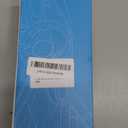 Carodi Leather Car Steering Wheel Cover, Elegant, Fashionable, Comfortable, Non-Slip, Breathable, Universal 15 inch, Black and White