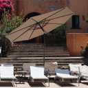ontheway 11FT Patio Umbrella Enhanced Replacement Canopy Market Table 8 Ribs Umbrella Canopy