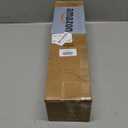 Double Curtain Rod, Black Dual Curatin Rod for Windows 36 to 72 Inches, 1" Adjustable Heavy Duty Window Treatment Rods with Modern End Cap Finial, Decorative Spliced Metal Drapery Rods