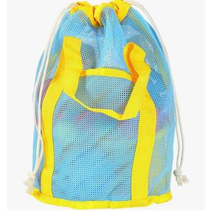 Tote Bag for Women, Mesh Beach Bag Large Capacity Beach Toy Bags Bucket Seashells Storage Bags Child Sand Toy