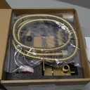 BARROCK Handheld Bidet Sprayer for Toilet Hot and Cold Water, Stainless Steel Warm Water Square Bidet Spray Attachment Set for Muslim Shower, Feminine Hygiene, Pets and Baby Diaper Wash, Brushed Gold