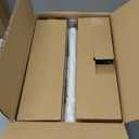 White Laptop Desk Mount with Vented Tray for Notebook up to 17 inch, Fully Adjustable Single Laptop Arm Stand Holds up to 17.6 lbs, Clamp on/Grommet Mounting