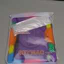 SEYMAC stock Case for iPad (A16) 11th/10th Generation 11''/10.9'' 2025/2022, Full-Body Drop Protection Case with Screen Protector &360 Rotate Hand Strap/Stand, Purple+Colorful