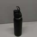 Owala FreeSip Insulated Stainless Steel Water Bottle with Straw, BPA-Free Sports Water Bottle, Great for Travel, 40 Oz, Very, Very Dark