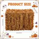 Suzile 1 Pcs Halloween Decorative Straw Bale, 15.9 x 18.1 x 22.1 Inches