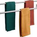 KOKOSIRI Bath Towel Holders Brushed Nickel Bathroom Rack 36 Inch Double Towel Bars Overlength Kitchen Rails Stainless Steel B5009BR-L36