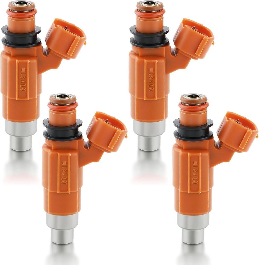 AUTOKAY 68V-8A360-00-00 Fuel Injector Flow Matched INP-771 CDH-210 Fit for Yamaha Outboard 115 HP for Chevrolet Tracker for Chrysler Sebring for Dodge Stratus for Suzuki for Mitsubishi - Set of 4