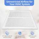 Howeall 10"W x 6"H [Duct Opening Size] Steel Return Air Grille, Air Return Vent Cover for Ceiling and Sidewall - HVAC Air Vent Covers - [Outer Dimensions: 11.75"W x 7.75"H]