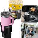 OtterVerz 11 Upgraded Car Cup Holder Expander,2 in 1 Extra Cup Holder for Car, Double Automotive Cup Holder Extender Adapter, Fits Hydro Flask, Yeti, Nalgene, 32/40 oz Large Bottles Drinks Mugs